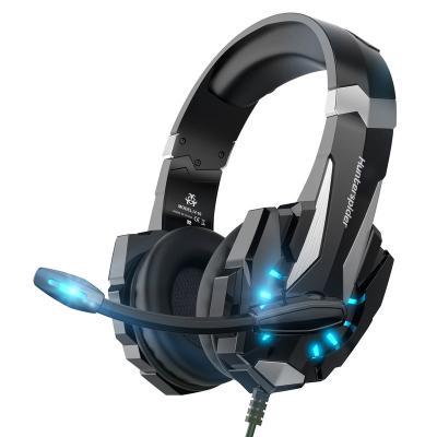 China Hot Selling Headband Hunterspider V10 Gaming Headset With Microphone MIC RGB Light For Switch Gaming Headphones for sale