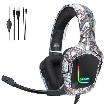 China ONIKUMA K20 Headband Gaming Headset PS4 Headset With 7.1 Surround Soundwith MIC, Soft Memory Earmuff For PS4, PC, Xbox for sale