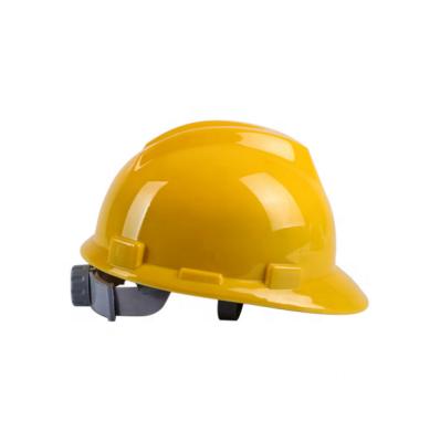 China Cheap Yellow ABS / PE V Type Safety Helmet Work Hard Hat for sale