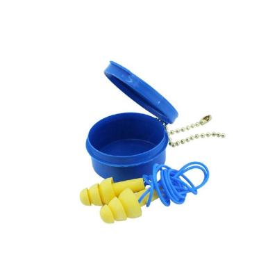 China Industrial Safety PU Foam Earplugs E4 Soundproof E4 Protective Soft Noise for sale