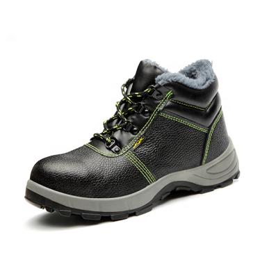 China Wholesale Mens Black High Heel Work Steel Toe Rubber Safety Shoes Steel Boots Steel Toe Button for sale