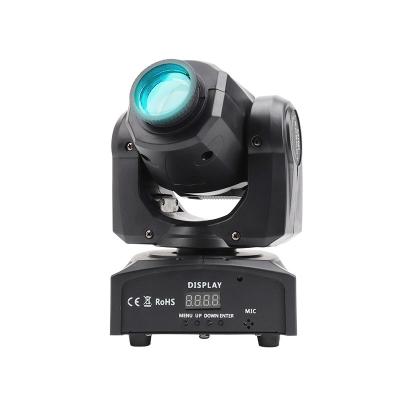 China Theme Park Hot Sales 30W Gobo Beam Patterns Mini Moving Head Spot LED Light Disco Stage Light for sale