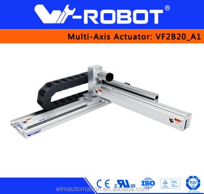 China DISTRIBUTING W-ROBOT Motorized linear manipulator XYZ Cartesian robot arm with HIWIN VF2B20-A1 linear guide rail for sale