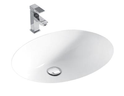 China High Quality Sustainable Custom Under Counter Faucet Ceramic Sink Wash Basin Bathroom for sale