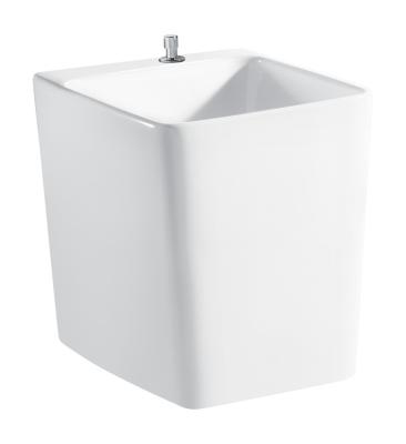 China Viable Install Against The Wall Freestanding Broom Pool Pedestal Face Free Basin for sale