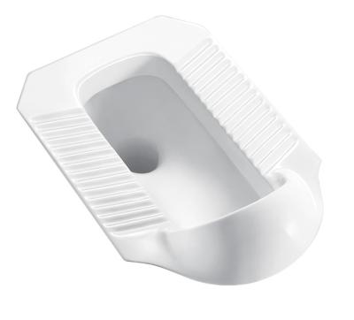 China With Elbow Front Drain With Elbow Front Drain Standard Size Wc Toilet Squat Pan for sale