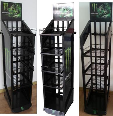 China Pop up Metal Drinks Display Stand for sale