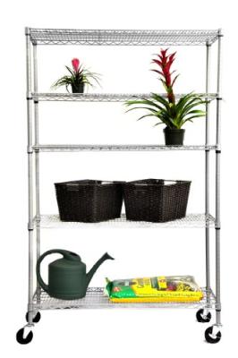 China Outdoor Adjustable DIY Metal Garden Flower Shelf Rack, NSF Approval for sale