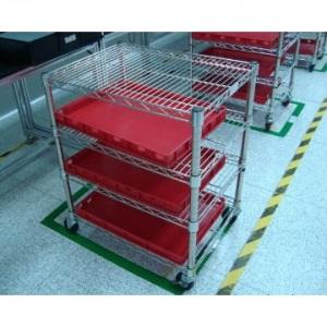 China Adjustable NSF Hospital Drugstore Display Storage Bin Rack for sale