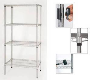 China NSF Metro Standard Healthcare Chrome Metal Storage Shelving for Hospital Use for sale