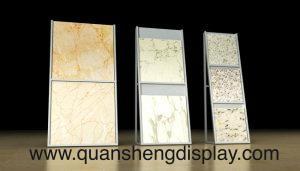 China High Capacity Granite Marble Tile Metal Display Stand, Granite Marble Slab Tile Artificial for sale