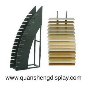 China Simple Metal Display Rack for Laminate Flooring,stone display rack for sale