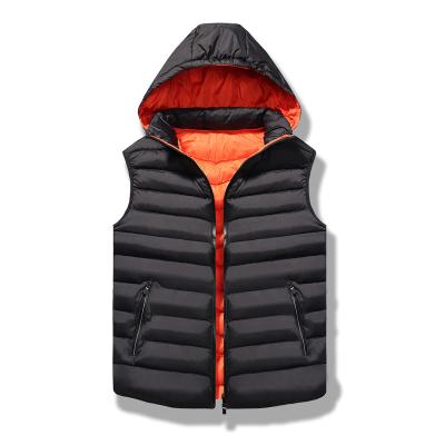 China New Casual Stylish Sleeveless Zipper Vest Invest Men's Striper Vest Man Winter Jacket Stripper Vest for sale