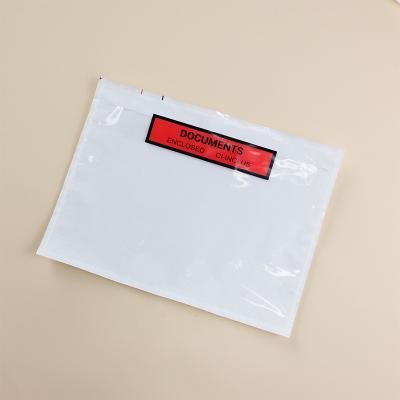 China High Quality Custom Waterproof Plastic Pocket Envelope Packing List Self Adhesive Packing Envelope for sale