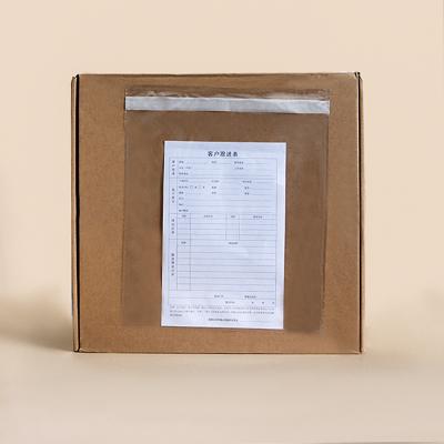 China Waterproof Biodegradable Document Enclosed Label Envelope Self Adhesive Paper Packaging Pouch for sale