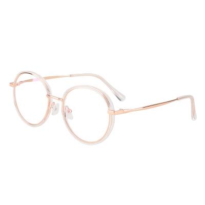 China Blue Anti Prescription Italy Design Plus Size Acetate Women Ready To Ship TR90 Optical Frame for sale