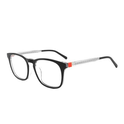 China Beautiful Vintage Metal OPTICAL FRAME Core Man Optical Glasses Frames Fashion Acetate Women Reading Myopia Prescription Glasses for sale