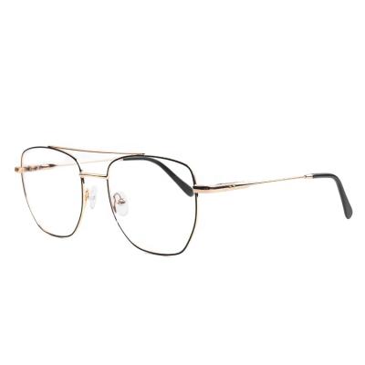 China Prescription High Quality Latest Style Metal Eyeglass Frames Stylish Metal Optical Frame Glasses for sale