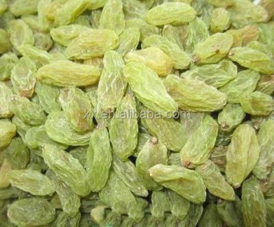 China Chinese Sun Dried Xinjiang	Green Grape Raisins  For Export Yummy Food 2 Years Shelf Life for sale