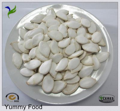 China 2020 New Crop Snow White Pumpkin Seeds yummy food High Grade  9-14cm for sale