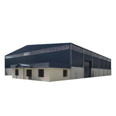 China Steel Structure Platform Qingdao Supplier Steel Workshop Hot Rolled Steel H Section I Beam Steel Shed for sale