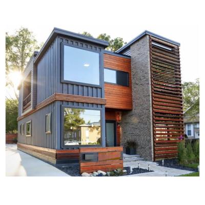 China Competitive Price 100% Light Soundproof Movable Wateproof Prefab Villa, Office Container House Portable Prefab House for sale