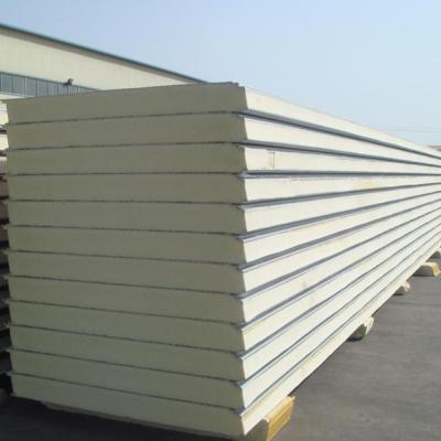 China Easy to assemble& dismentle / eps industrial warehouse building design rock wool insulated sandwich panel for walls and roofs for sale