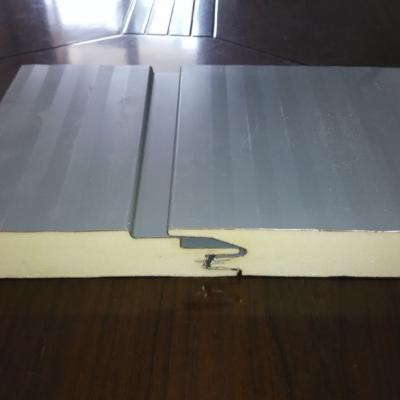 China Easy Operation Exterior Wall Panels PU Foam Sandwich Wall Panel for sale