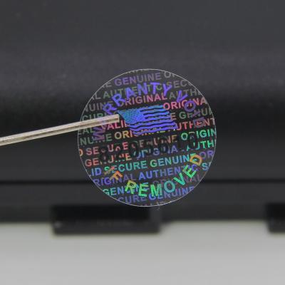 China Hologram Custom Transparent Hologram Stickers Sheets for sale