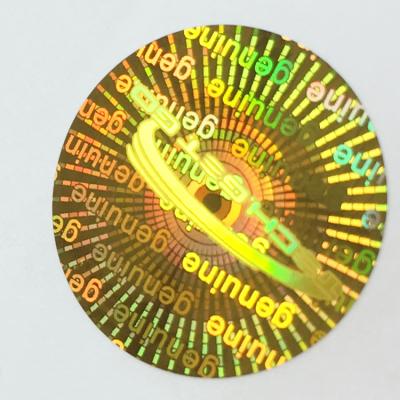 China Holographic Cheap Custom 3d Laser Ink Anti-fake Hologram Sticker Anti-counterfeiting UV Label for sale