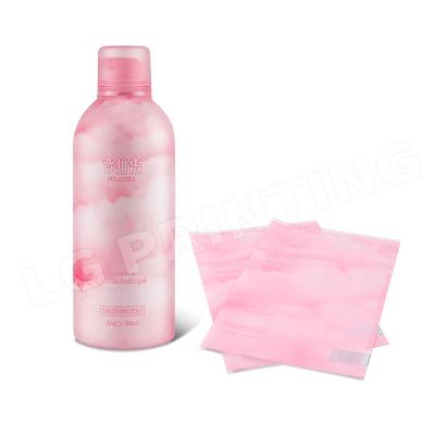 China Waterproof Netting Custom Beverage Bottle Label Shrink Wrap Packaging for sale