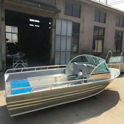 China 6m Aluminum Front Console Aluminum Streamline Boat Fishing Boat for sale