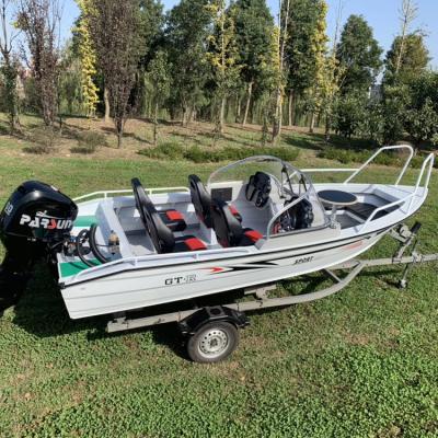 China 16ft Aluminum Fishing Boat Aluminum Rowing Boats for sale