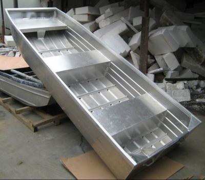 China Small Flat Bottom Aluminum Aluminum Boat for sale