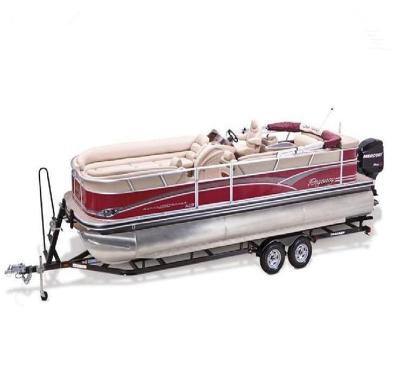 China Offshore 27ft China Luxury Aluminum Pontoon Boat Pontoon Boat for sale