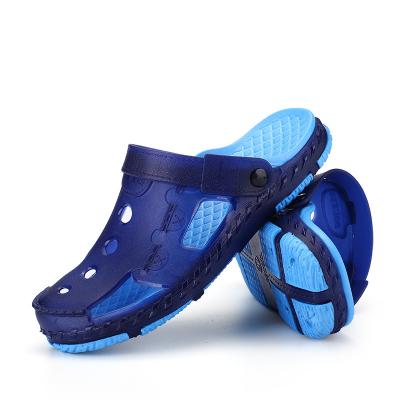 China Anti-odor Doukes Invention 2019 New Garden Shoes Freeze Shoes Manhole Sandals Men's Cross Band Shoe for sale