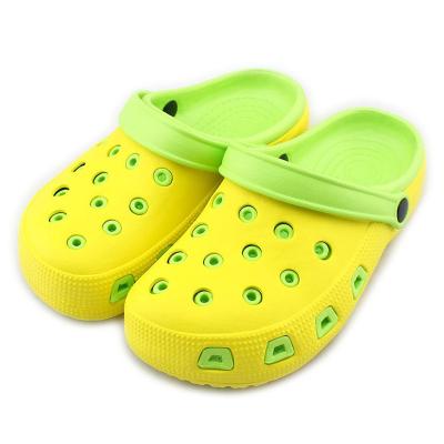 China Anti-odor Women Shoes Eva Clog Color Grill Garden Shoe Fashion Ladies Double Clogs for sale