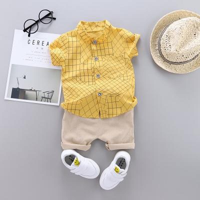 China Fashion \ baby boy comfortable \ durable clothes children's short sleeve clothes suitable for summer boys casual sportswear for sale