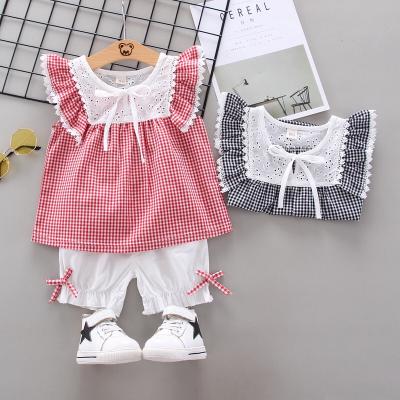 China Fashion\Comfortable\durable baby boy clothes summer teenage girls dress suits from China market girls wholesale children's clothing for sale