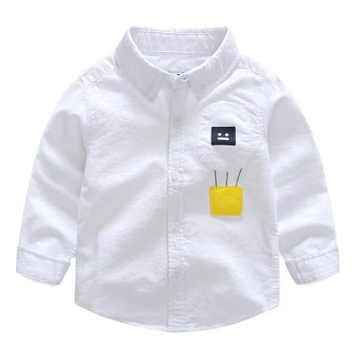 China Anti-pilling character urban kids fashionable boys fall clothing wholesale shirts for sale