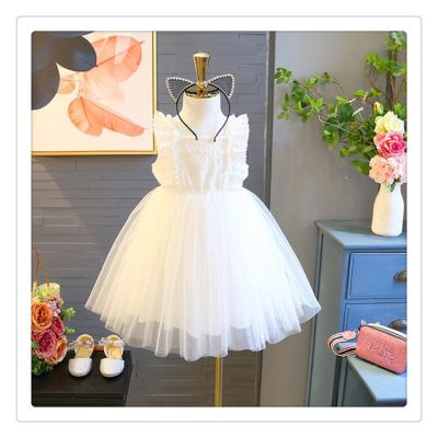 China New design anti-static young girls birthday party children's clothing 0-2 years old baby light dress for sale