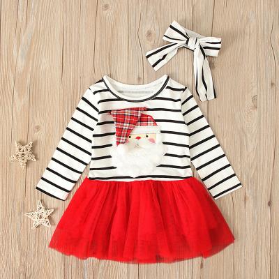 China Anti-Static Newborn Baby Clothes Long Sleeve Toddler Christmas Outfits 4Pcs Clothing Sets Rompers Christmas Baby Wear for sale