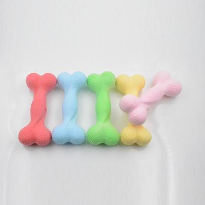 China Hot Sale Wholesale TPR Foam Dog Toothbrush Durable Stocked Chew Toys For Aggressive Chewers for sale