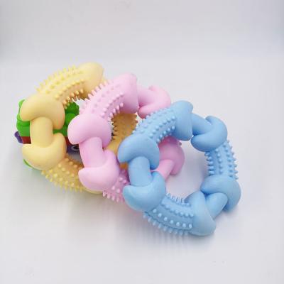 China Wholesale New Arrival TPR Stocked Interactive Dog Toys For Aggressive Chewers for sale