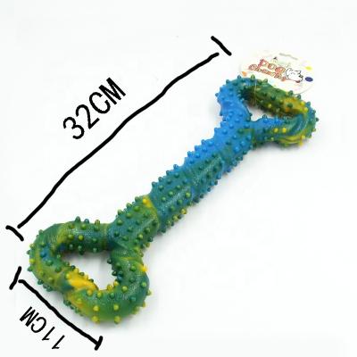 China Sustainable Interactive Multi Color Chew Toy Bone Shaped For Aggressive Chewer for sale