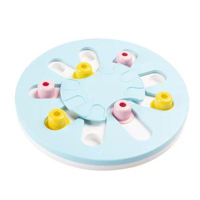 China Factory Wholesale Stocked Cute Dog Puzzle Toys Lick Mat Dog Interactive Toys Slow Driver Pet Bowl Driver Pet Lick Mat for sale