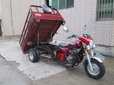 China Large Power Cargo Box Five Wheels Enclosed Cargo Tricycle Truck Motorcycle On Sale for sale