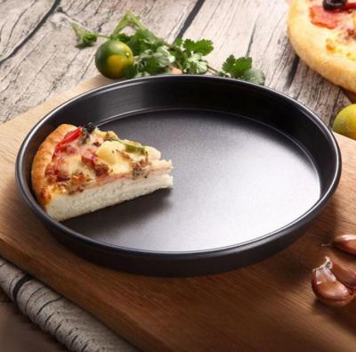 China Viable Aluminum Baking Pan Tray Non Stick Pizza Pan Tray Set Deep Dish Oven for sale