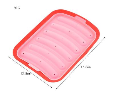 China Durable new arrival excellent quality DIY heat resistant silicone hot dog mold for sale