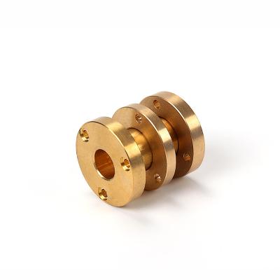 China Auto Precision Machining CNC Lathe Spinning Lamp Nozzle Connector Stainless Steel Copper Brass Parts for sale